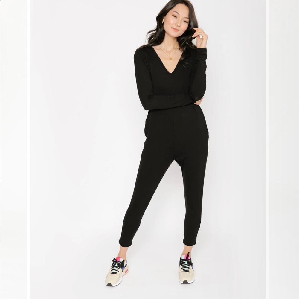 Smash & Tess Friday romper in black size small